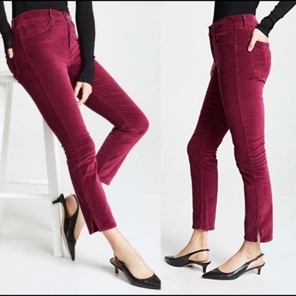 3x1 VelvetHigher Ground Mini Split Jeans